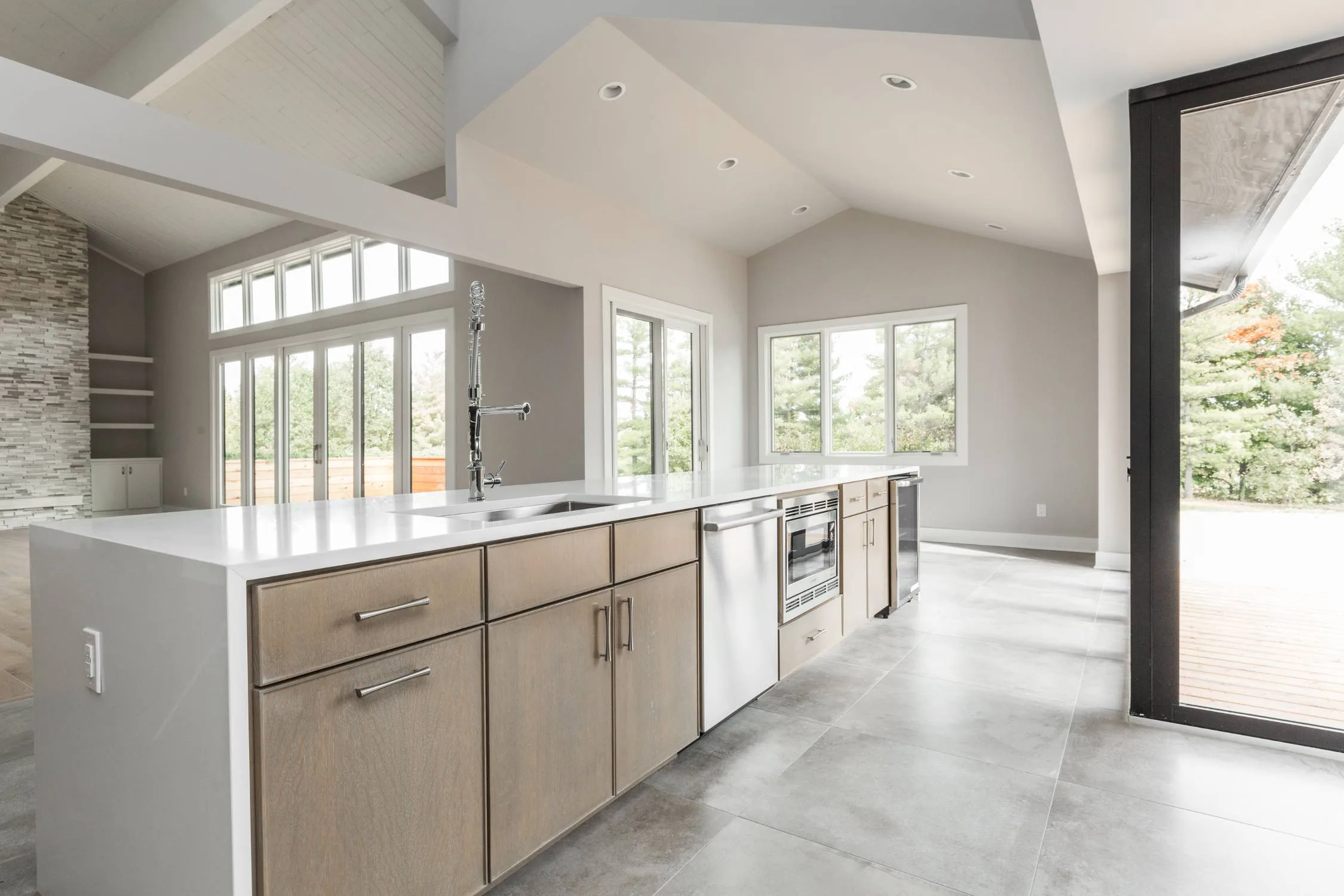 Luxury custom home interior by Eaton Custom Homes in Westfield